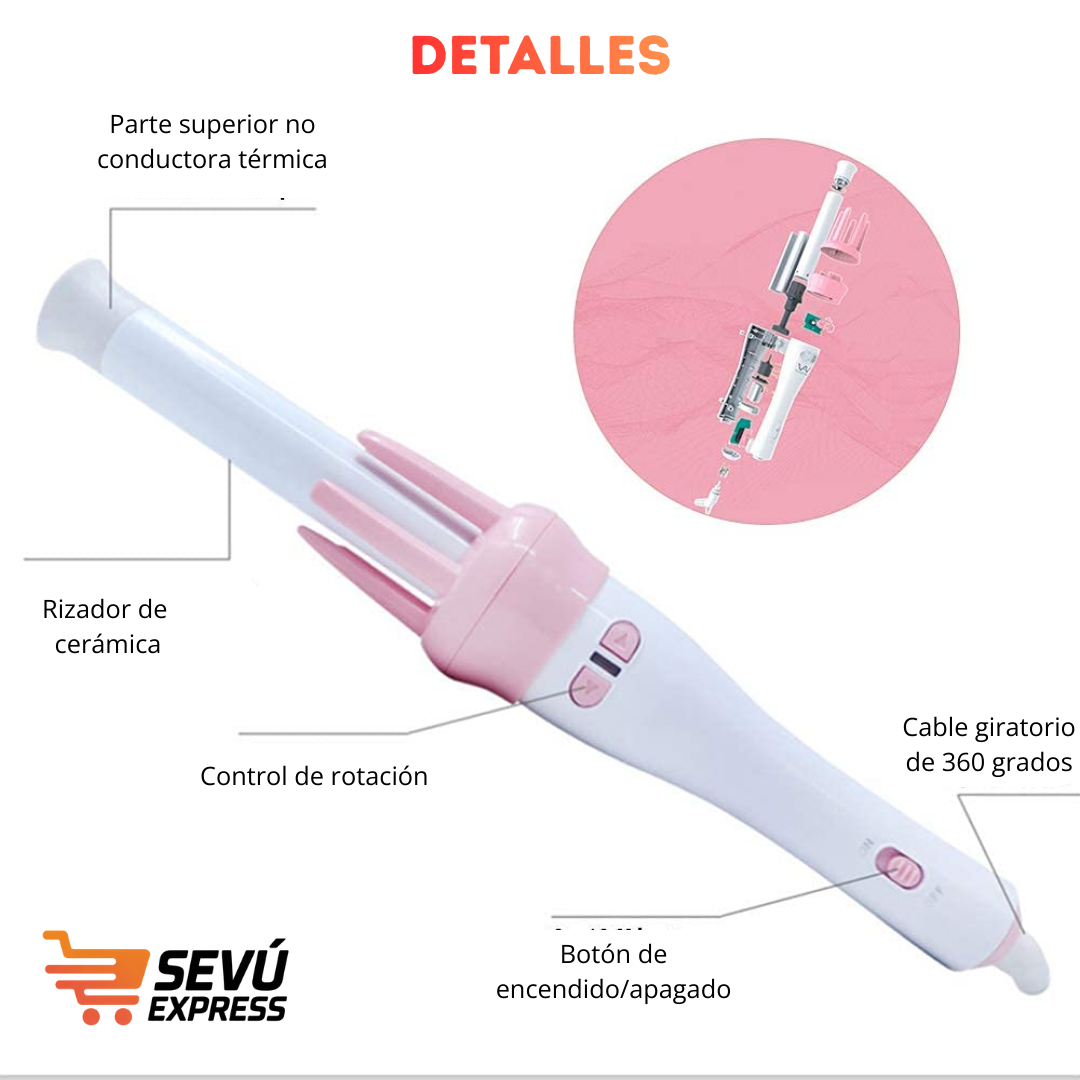 Rizador Automático Profesional – Rizos Perfectos en Minutos