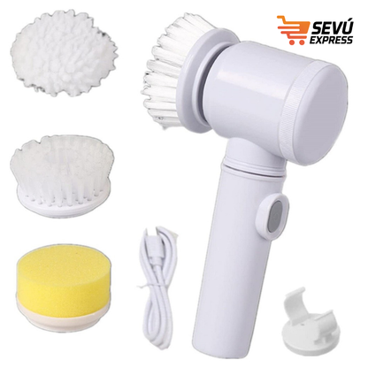 Cepillo Eléctrico 3 en 1 – Limpieza Profunda Sin Esfuerzo