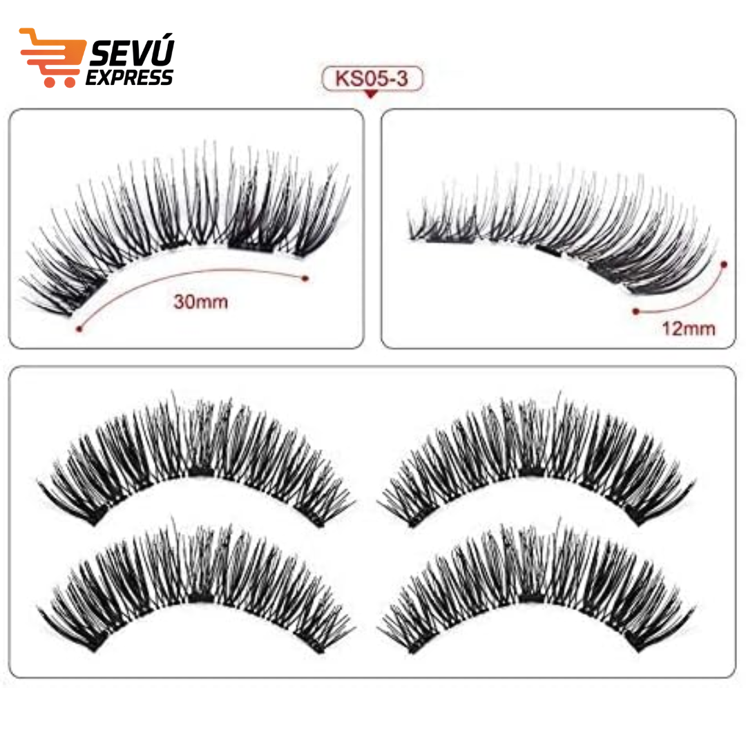 Pestañas Magnéticas con Imán – Sin Pegamento, Fáciles y Reutilizables